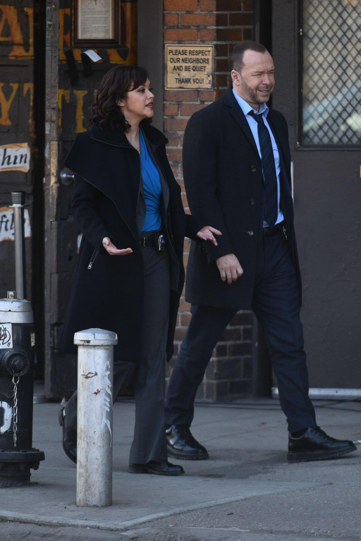 Marisa Ramirez Seen on the Set of Blue Bloods in New York 03/12/2021