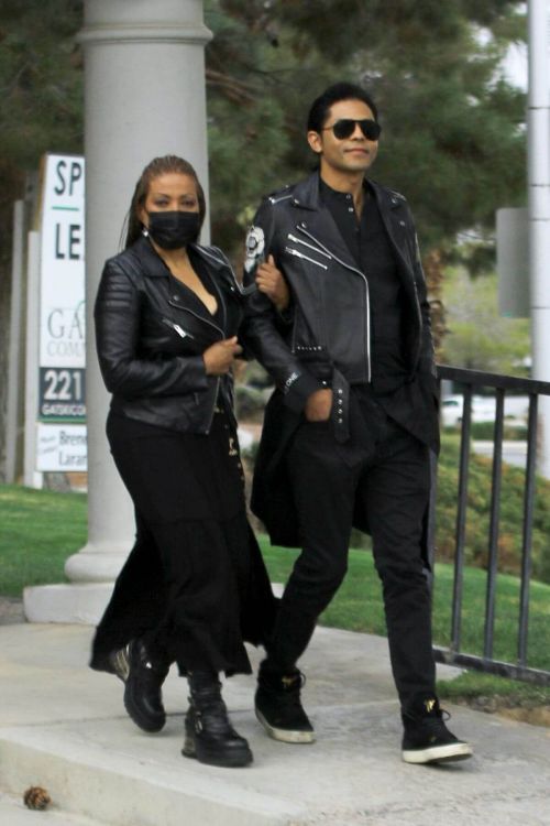 Maxine Jones Seen on the Set of a Music Video in West Hollywood 03/12/2021 1