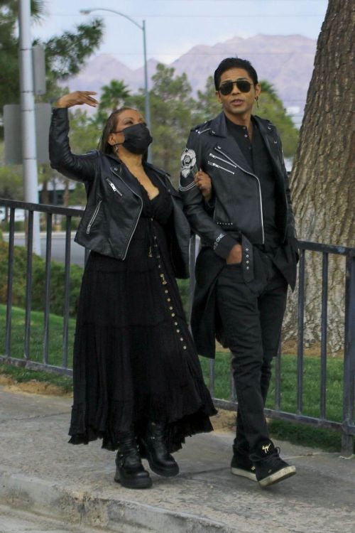 Maxine Jones Seen on the Set of a Music Video in West Hollywood 03/12/2021 4