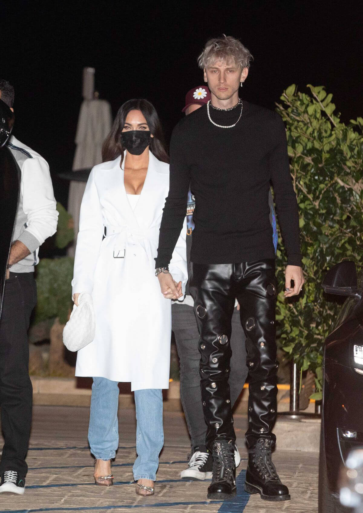 Megan Fox and Machine Gun Kelly Arriving at Nobu in Malibu 03/13/2021