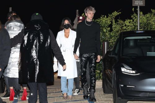 Megan Fox and Machine Gun Kelly Arriving at Nobu in Malibu 03/13/2021 1