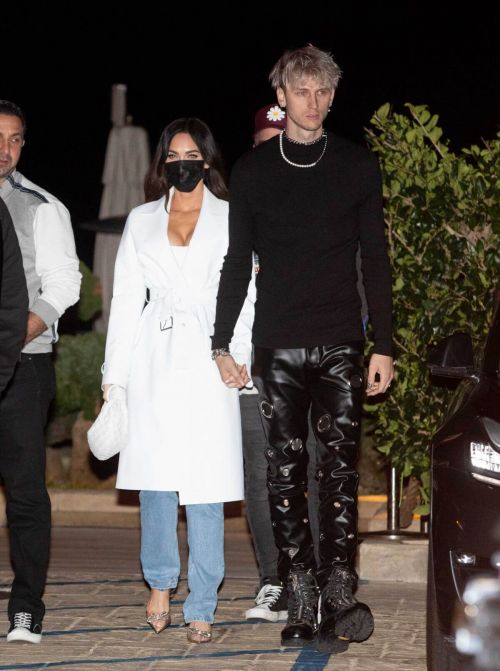 Megan Fox and Machine Gun Kelly Arriving at Nobu in Malibu 03/13/2021 3