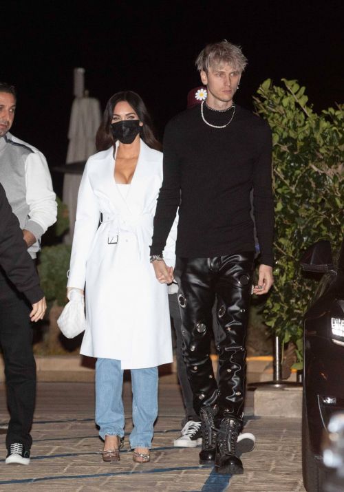 Megan Fox and Machine Gun Kelly Arriving at Nobu in Malibu 03/13/2021 6