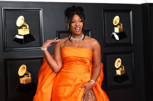 Megan Thee Stallion attends 2021 Grammy Awards in Los Angeles 03/14/2021 5