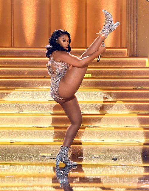 Megan Thee Stallion Give Performance at 63rd Annual Grammy Awards 03/14/2021 3