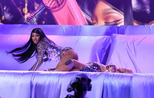Megan Thee Stallion Give Performance at 63rd Annual Grammy Awards 03/14/2021 6