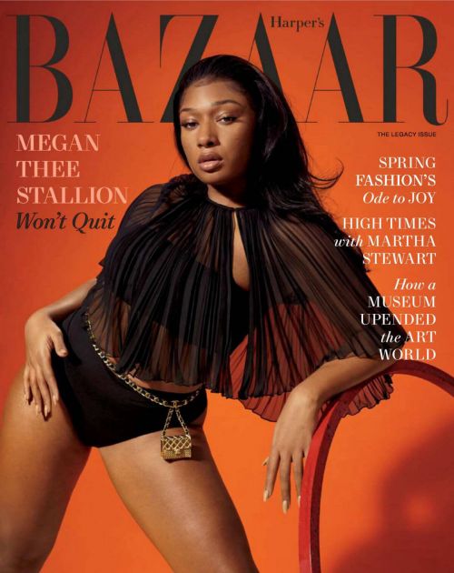 Megan Thee Stallion On The Cover Page Of US Harper