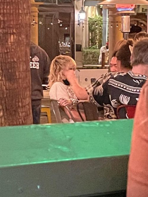 Miley Cyrus Spotted at Village Pub in Palm Springs 03/06/2021 3