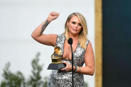 Miranda Lambert attends 2021 Grammy Awards in Los Angeles 03/14/2021 9