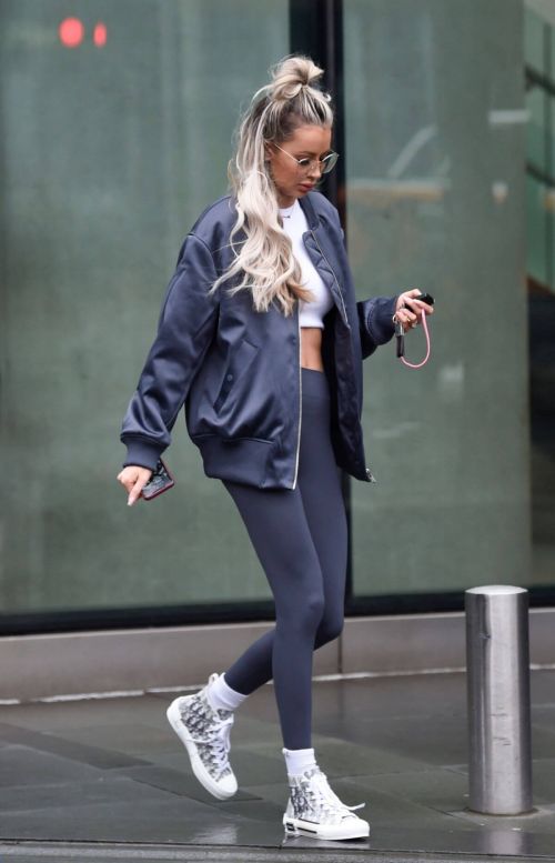 Olivia Attwood and Bradley Dack On The Set Of 