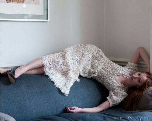 Phoebe Dynevor Poses for Self-Portrait Autumn Winter 2021 Campaign 12