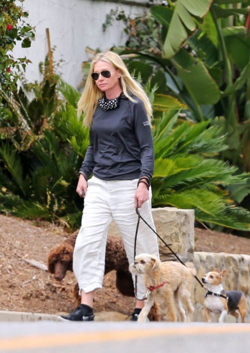 Portia de Rossi Steps Out with Her Dogs in Montecito 03/14/2021 3