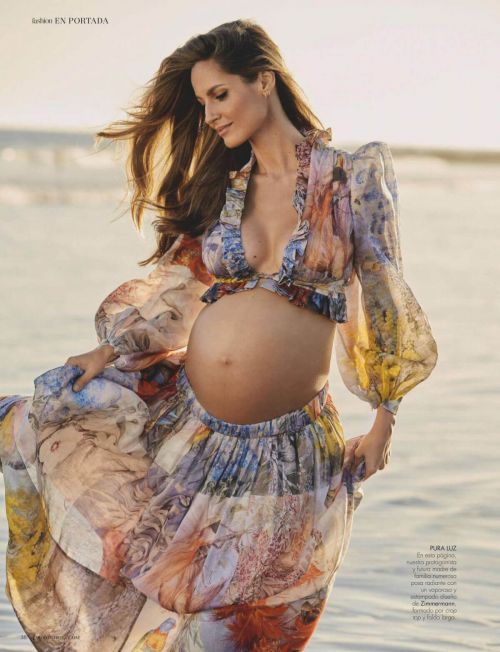 Pregnant Ariadne Artiles On The Cover Page Of Hola Fashion Magazine, March 2021 6
