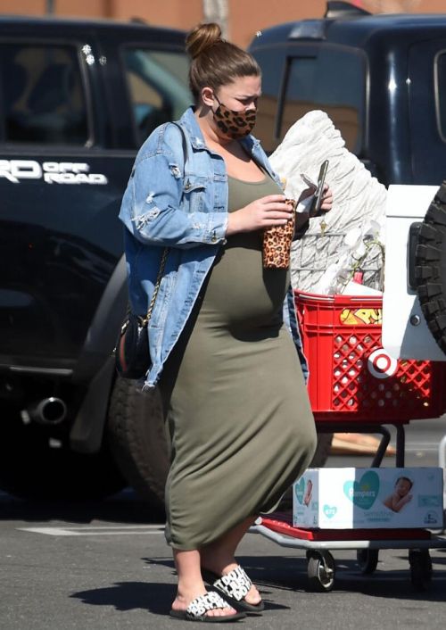 Pregnant Brittany Cartwright Out for Shopping at Target in Hollywood 02/24/2021 2