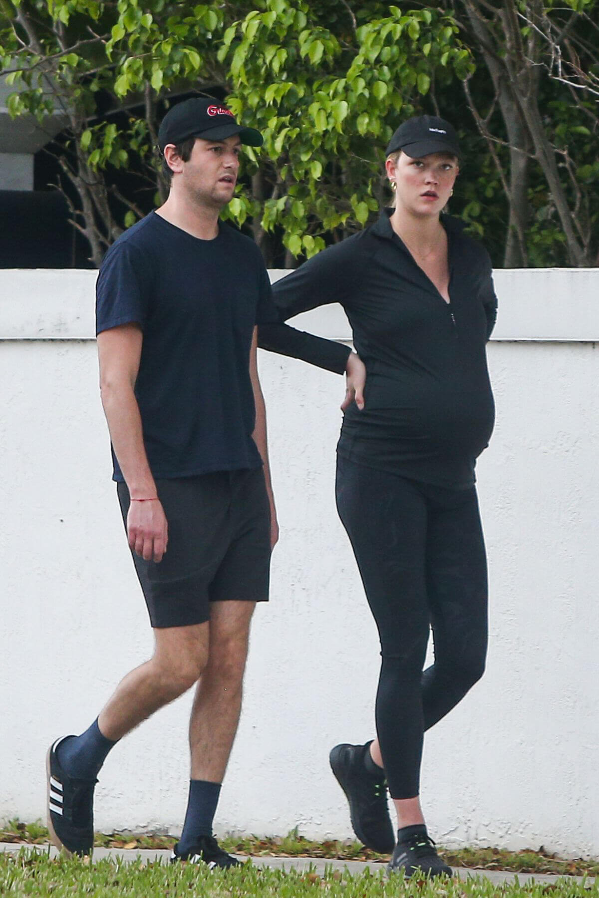 Pregnant Karlie Kloss Enjoys Walk with Her Husband Joshua Kushner in Miami 03/06/2021