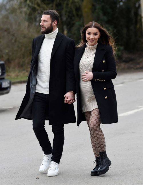 Pregnant Nermina Pieters with her Hubby Erik Out in Alderley Edge 02/24/2021 3
