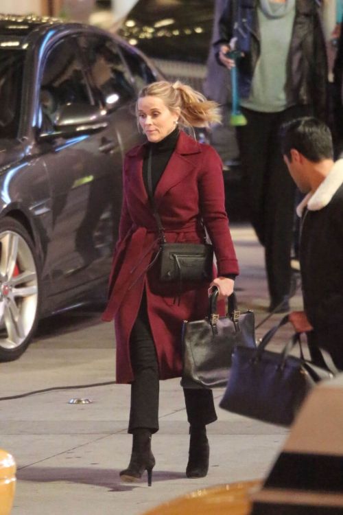 Reese Witherspoon Wraps Up Warm as She Spotted on the Set of 