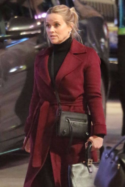 Reese Witherspoon Wraps Up Warm as She Spotted on the Set of 