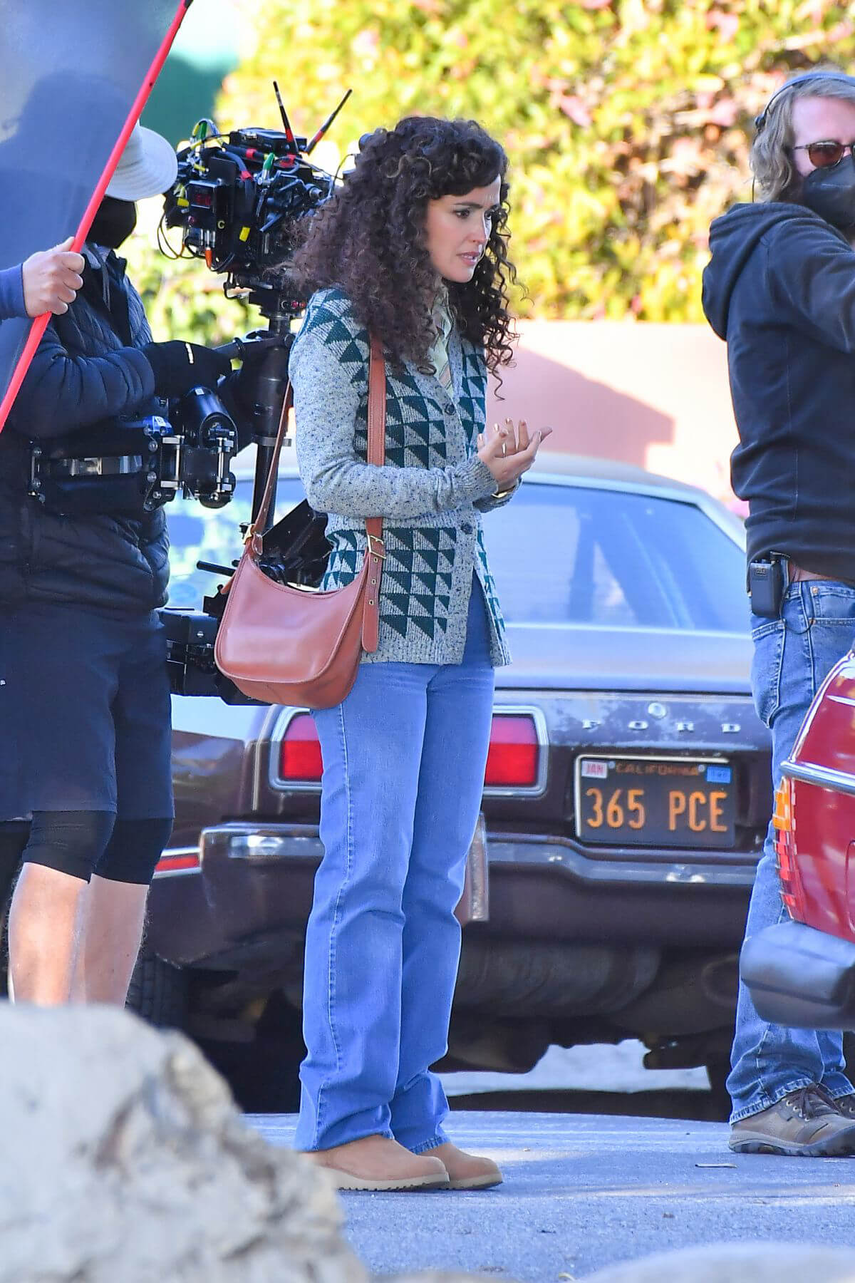 Rose Byrne is Seen on the Set of Physical in Santa Monica 03/11/2021