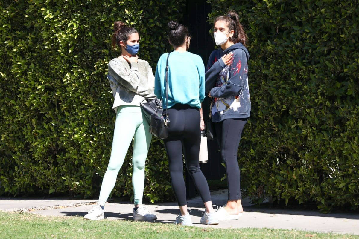 Sara Sampaio and Rumer Willis in Activewear as they Headed to Pilates Class in West Hollywood 03/09/2021
