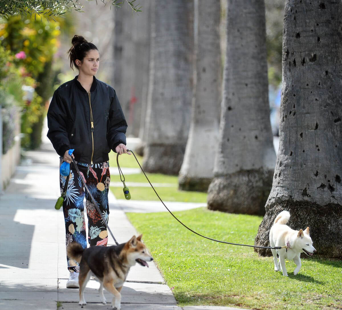 Sara Sampaio Day Out with Her Dog in Los Angeles 03/11/2021 2