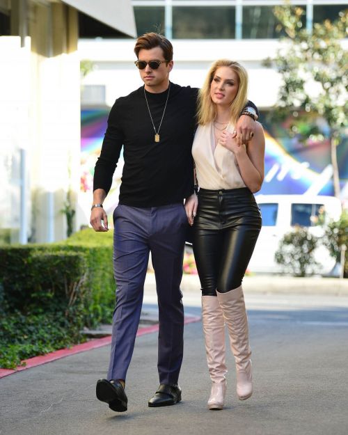 Saxon Sharbino with Her Friend Out for lunch in Los Angeles, March 10, 2021 5
