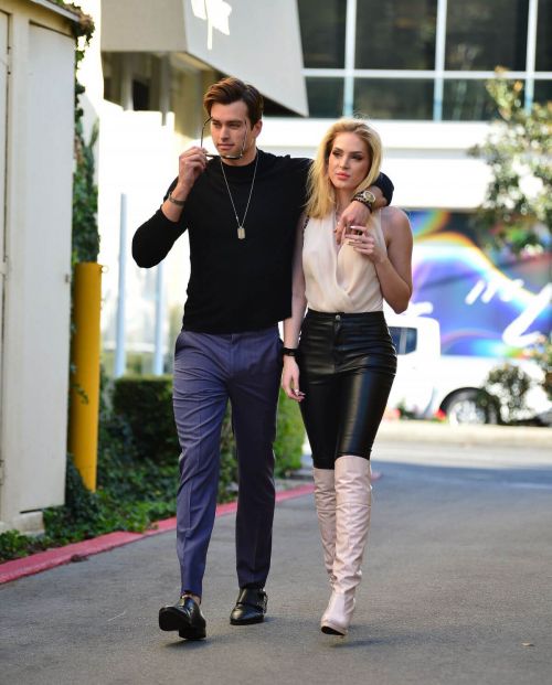 Saxon Sharbino with Her Friend Out for lunch in Los Angeles, March 10, 2021 6