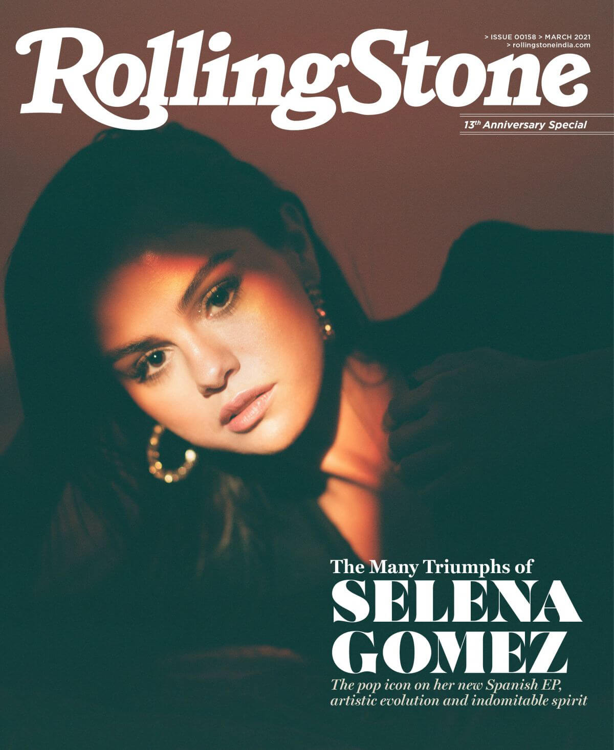 Selena Gomez on the Cover Page of Rolling Stone Magazine, India March 2021