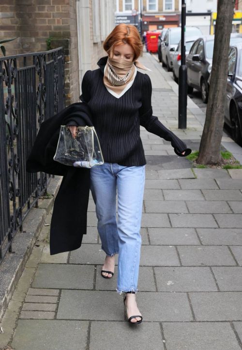 Stacey Dooley is Seen Arriving at BBC Studio in London 03/13/2021 1