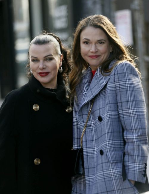 Sutton Foster and Debi Mazar Spotted on the Set of 