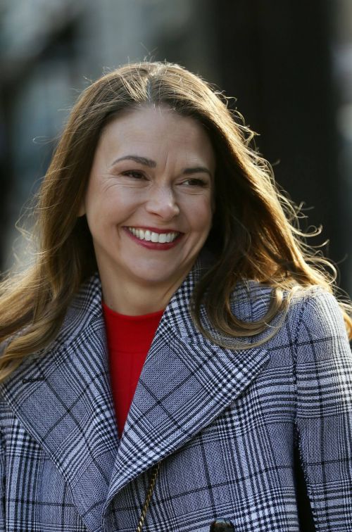 Sutton Foster and Debi Mazar Spotted on the Set of 