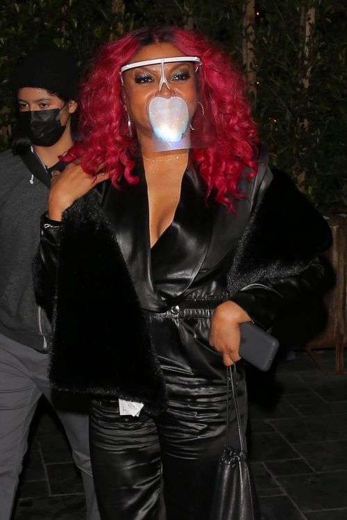 Taraji P. Henson attends Megan Thee Stallion