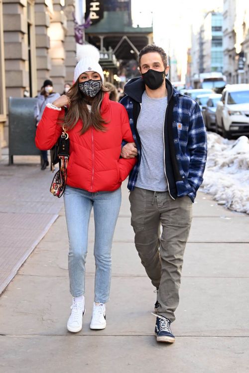 Tayshia Adams and Her Fiance Zac Clark Out in New York 02/21/2021 1