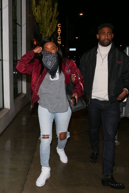 Tiffany Haddish in Casual Look at Catch LA in West Hollywood 03/11/2021 4