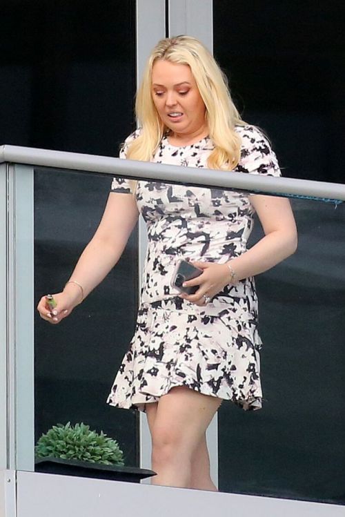 Tiffany Trump Enjoys on a Balcony in Miami 03/10/2021 1