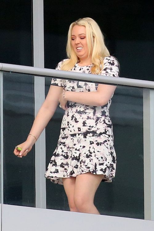 Tiffany Trump Enjoys on a Balcony in Miami 03/10/2021 3