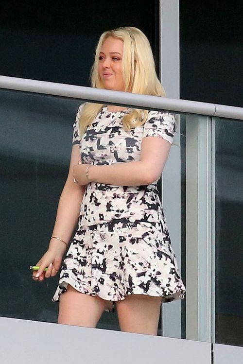 Tiffany Trump Enjoys on a Balcony in Miami 03/10/2021 3