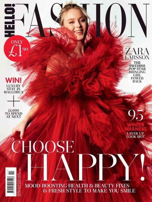 Zara Larsson On The Cover Page Of Hello Fashion Magazine, February 2021 9
