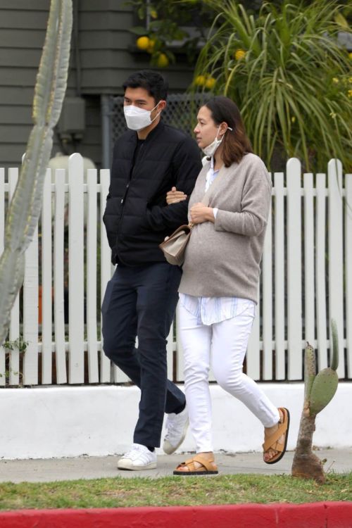 Liv Lo and Henry Golding Out and About in Los Angeles 03/20/2021 6