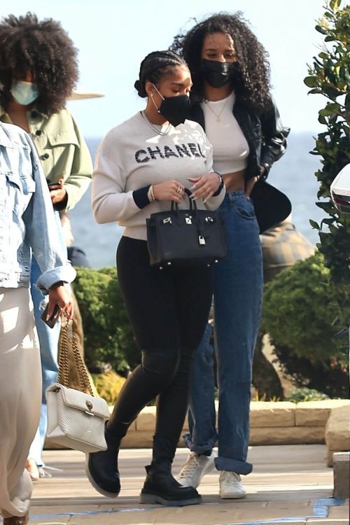 Lori Harvey Day Out for Lunch with Friends in Malibu 03/25/2021 5