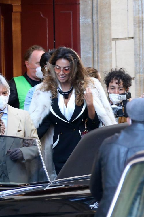 Madalina Diana Ghenea Seen on the Set of House of Gucci in Rome 03/22/2021 2