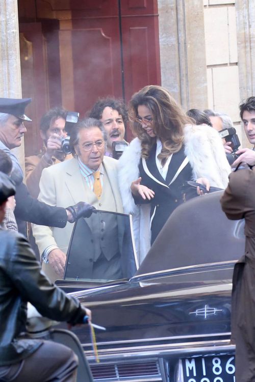 Madalina Diana Ghenea Seen on the Set of House of Gucci in Rome 03/22/2021 3