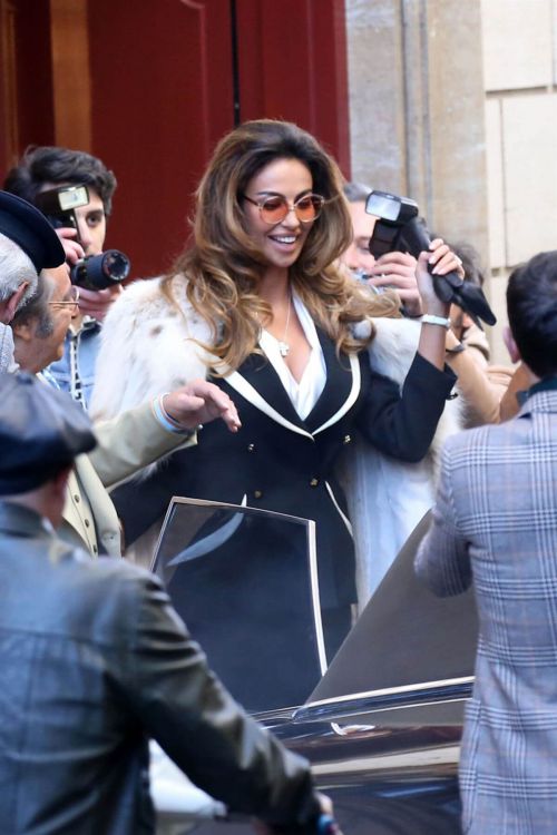 Madalina Diana Ghenea Seen on the Set of House of Gucci in Rome 03/22/2021 6