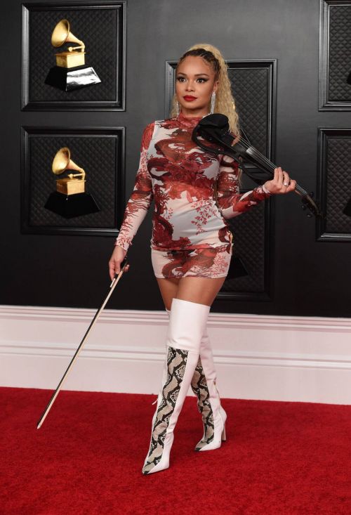 Mapy attends 2021 Grammy Awards in Los Angeles 03/14/2021 1