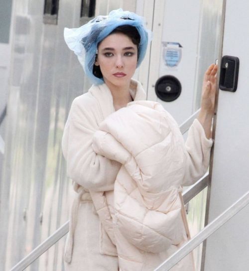 Matilda De Angelis Spotted on the Set of Robbing Mussolini in Rome 03/23/2021 1