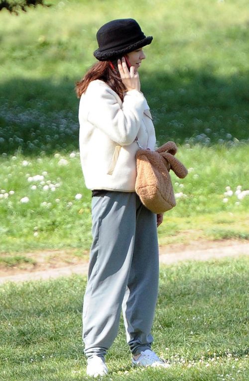Matilda De Angelis Steps Out at a Park in Rome 03/21/2021 1