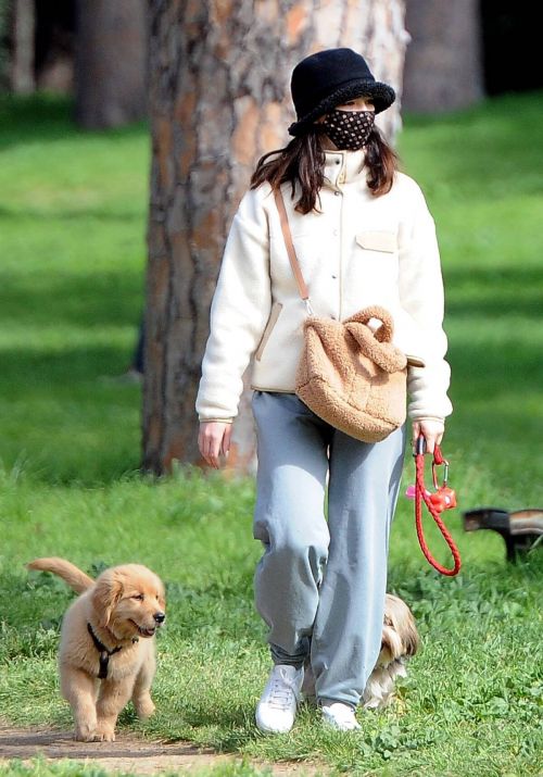 Matilda De Angelis Steps Out at a Park in Rome 03/21/2021 3