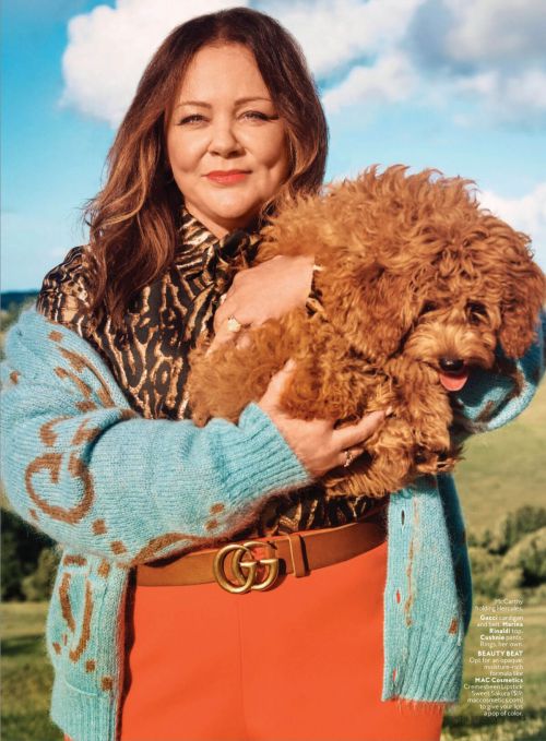 Melissa McCarthy On The Cover Page Of Instyle Magazine, April 2021 7
