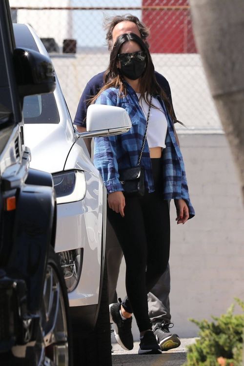Olivia Munn is Leaving a Gym in Santa Monica 03/22/2021