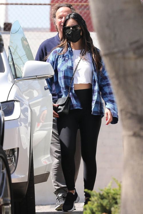 Olivia Munn is Leaving a Gym in Santa Monica 03/22/2021 2